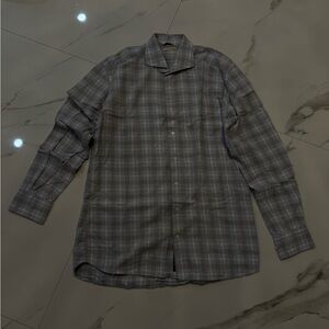 Suitsupply Blue Plaid Shirt